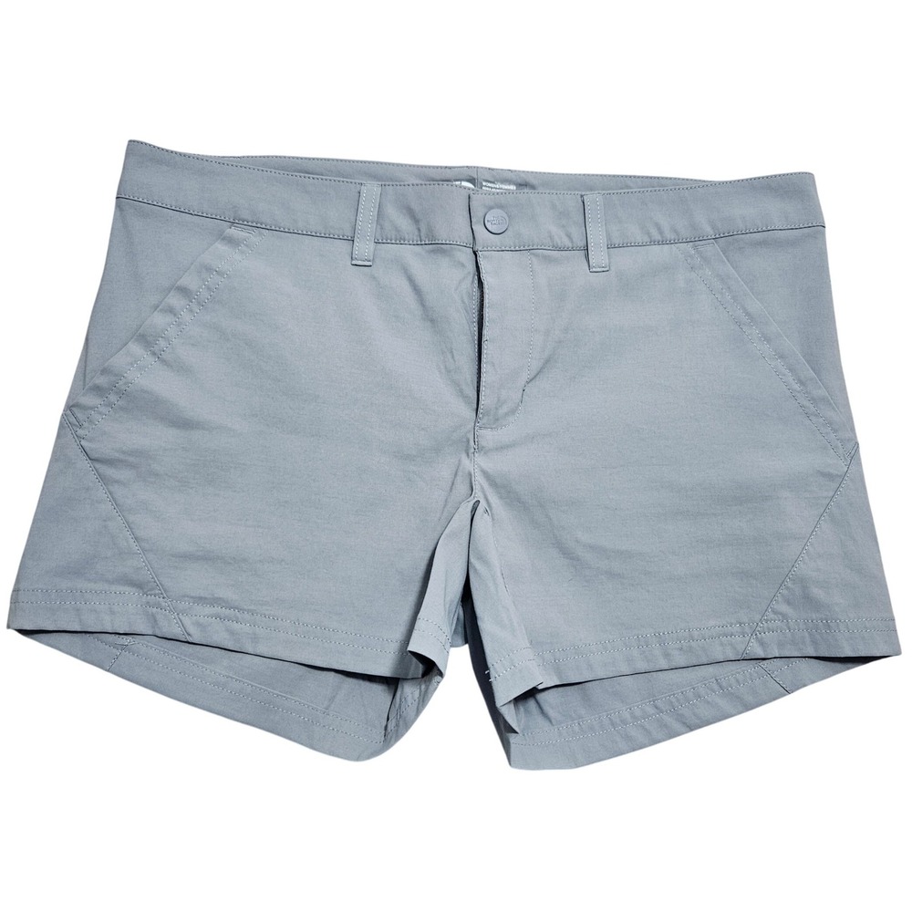 The North Face Aphrodite 2.0 Gray Hiking Shorts Womens 6 NF0A3C8Q FlashDry‎